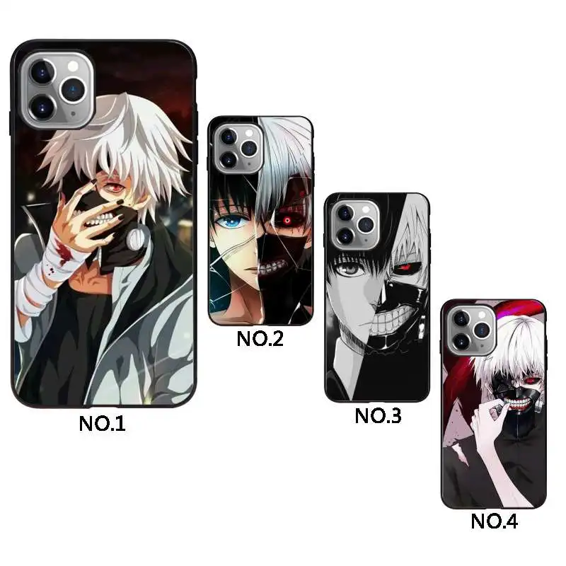 

Anime Tokyo Ghoul soft tpu phone case cover for iphone 12, Black