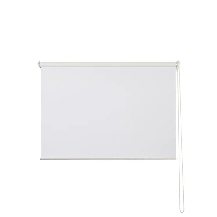 

Yongshun white window blackout no-cassette manual roller blinds with chain