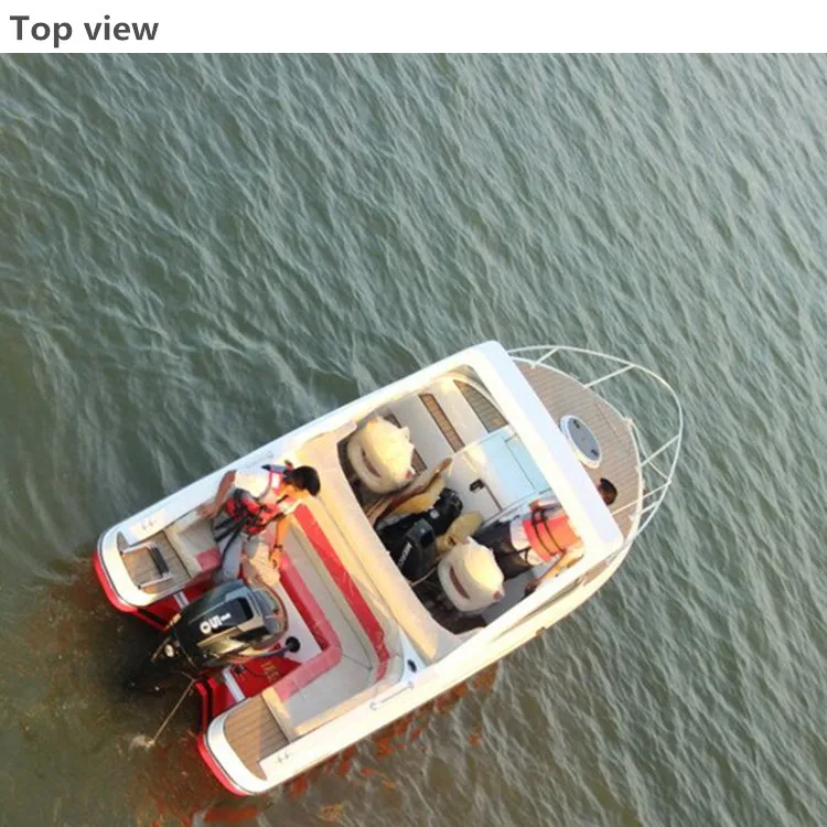 7.3m fiberglass fishing boat yacht with good price from flit boat co