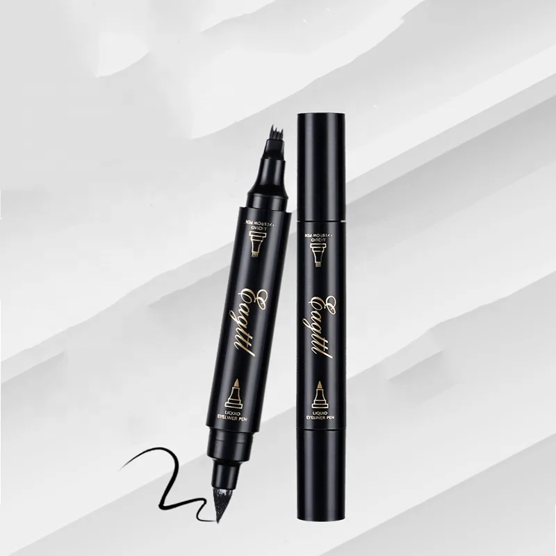 

New micro-carving lasting anti-sweat waterproof, no makeup, water-based four-headed eyebrow pencil