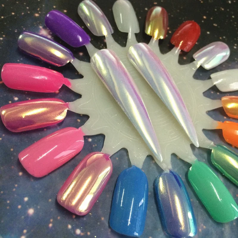 

HOT! Aurora Pigment Shining Effect Candy Chameleon Neon Powder Neon Chrome Nail Rainbow Dust Nail Art Manicure Nail Art DIY