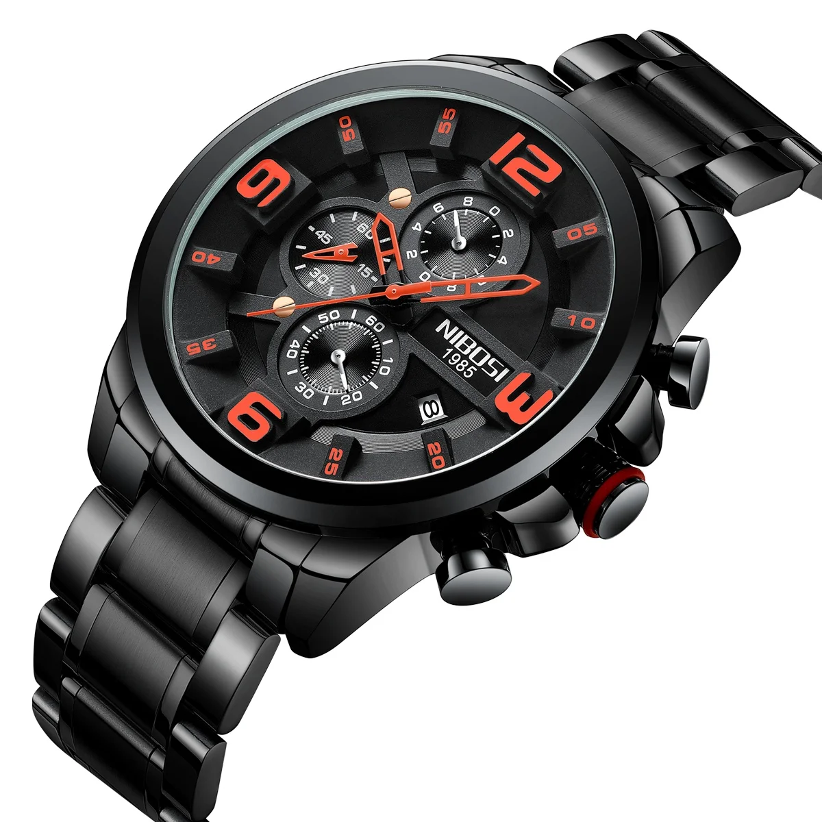 

Wholesale Price - NIBOSI 2336 Mens Watches Top Brand Luxury Quartz Watch Big Dial Sport Waterproof Relogio Masculino Saat