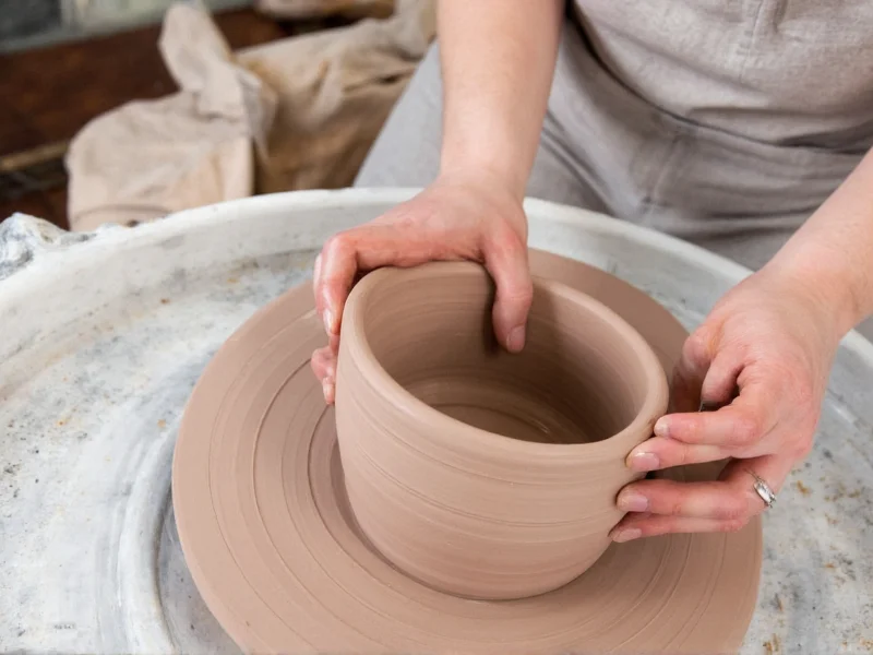 Handmade pottery workshop in Coral Gables studio