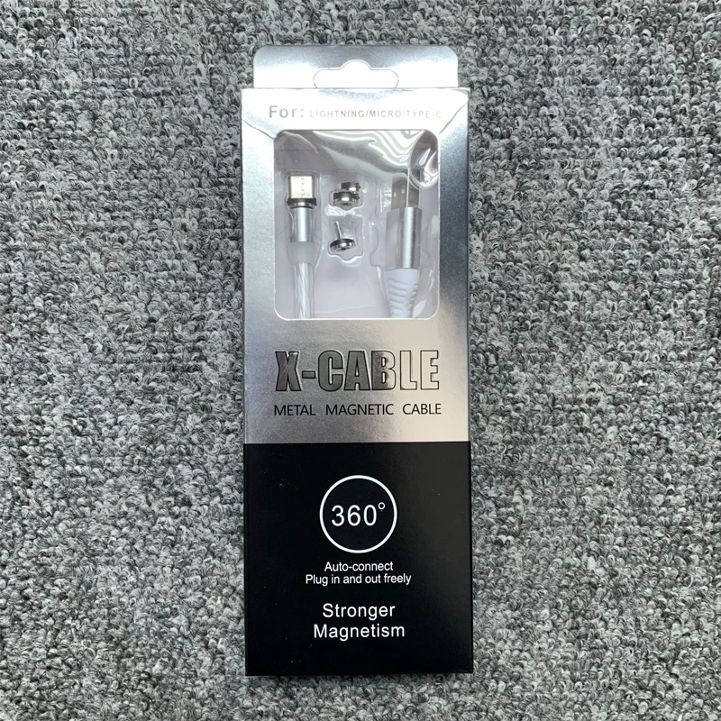 

Hot Sale Led Flowing Light three In One Magnetic Charging Cable Light Up Charger Cable Glowing Charging Cable, Red , blue , white , green