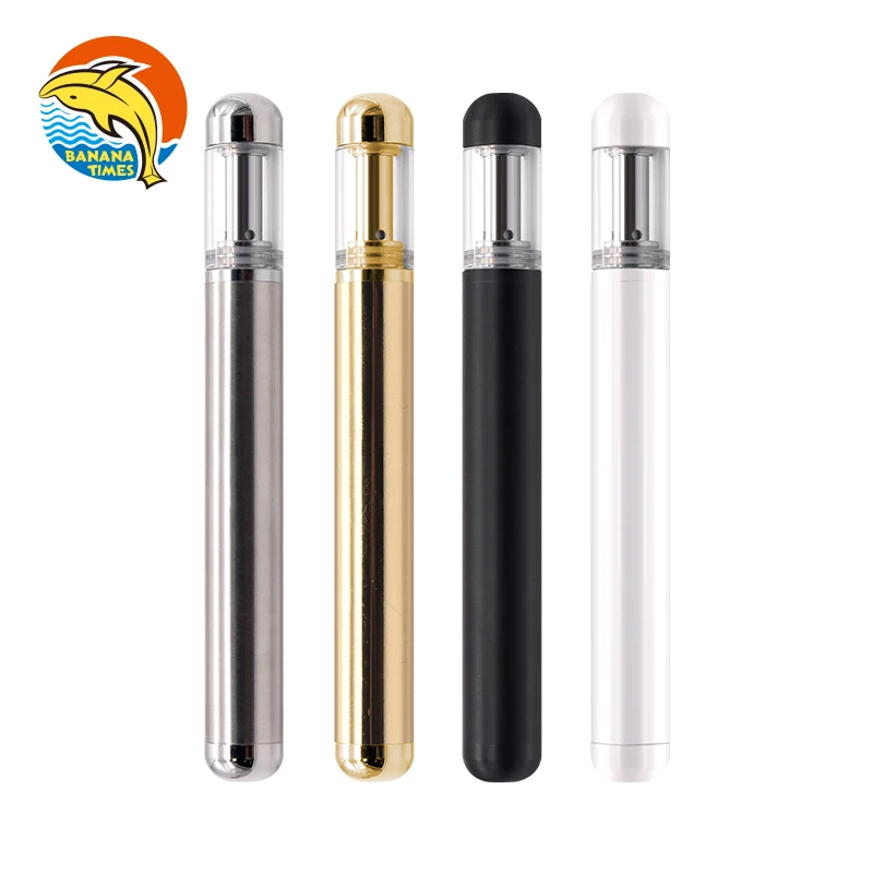 

530mAh Bananatimes Wholesale Premium OEM O5 Vape Pen 0.5ml/ 1.0ml Electronic Cigarette, Stainless steel/white/black/gold