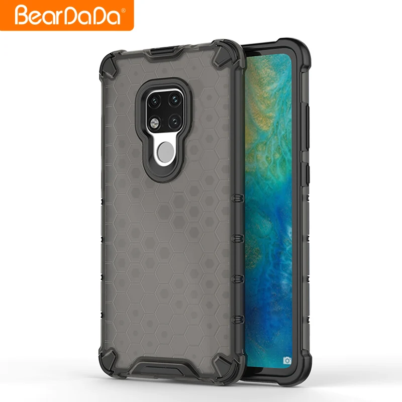 

transparent frosted tpu pc slim phone cover for huawei mate20 mobile phone case rugged hybrid pc tpu armor 2 in 1 hard case