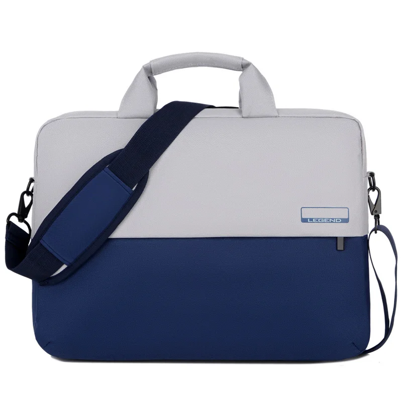 

waterproof 13 14 15.6 Inch Laptop bag notebook bag for macbook air pro briefcase men, Grey/black/purple/blue