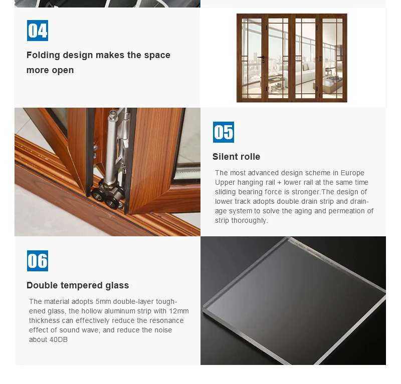 singapore aluminium glass folding balcony window door system