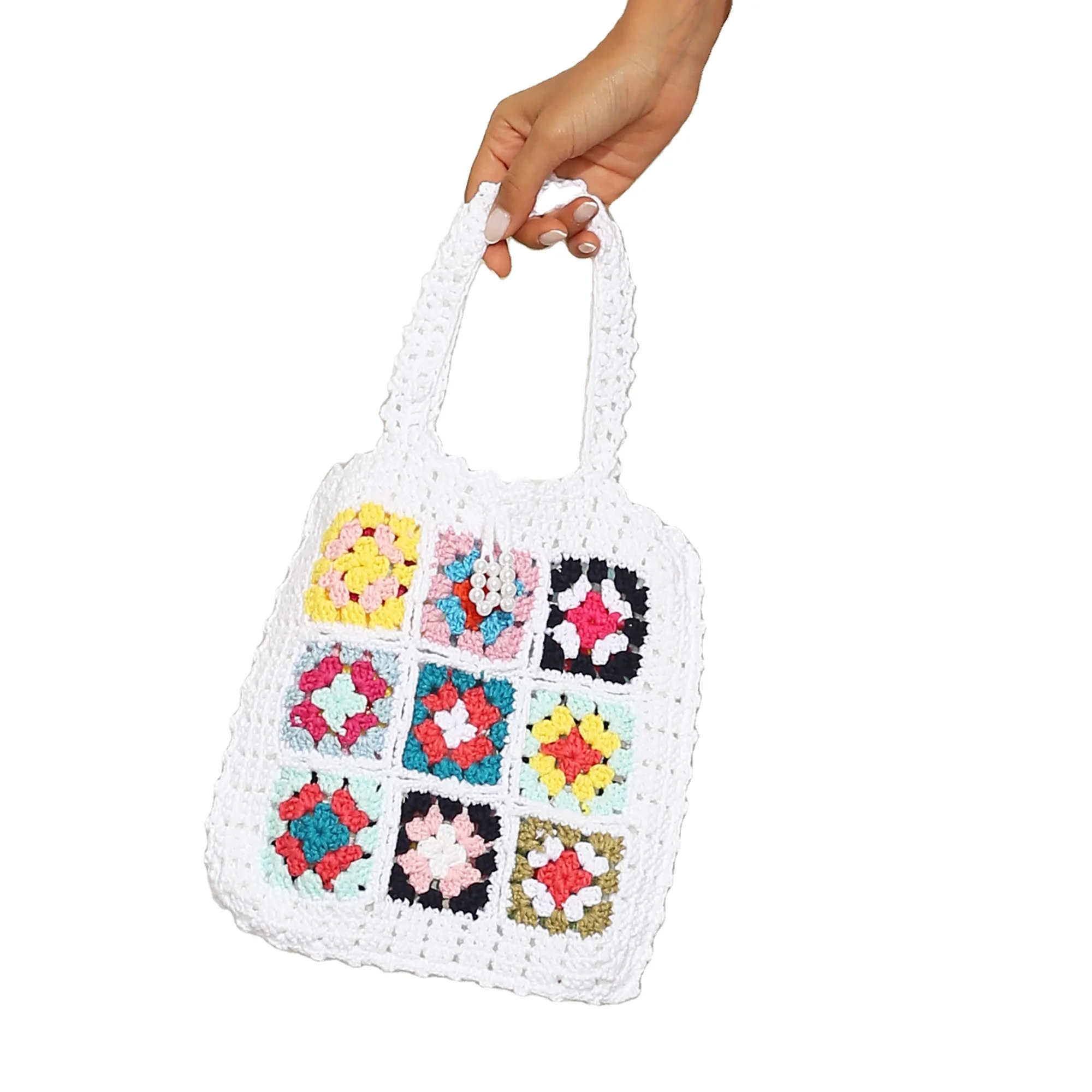 

diy handle handmade bag shoulder making bag knit accessories diy case letter for wholesale with leather beach crochet bag, Picture