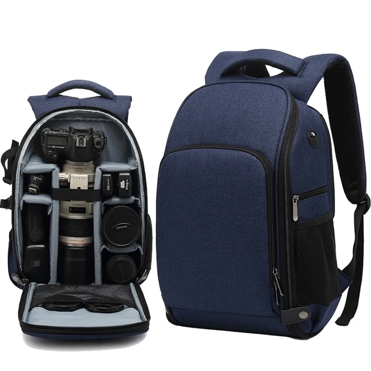 

Hot sale high quality nylon canvas waterproof camera backpack bag