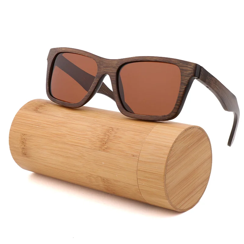 

Handmade 100% Wood Bamboo Sun Glasses 2021 Custom LOGO Polarized Sunglasses for men