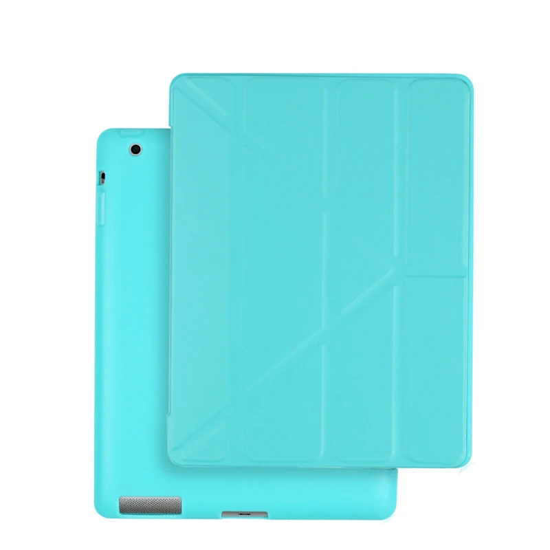 

2021 High quality Multi-purpose Folding PU Leather Tablet Case for Ipad Mini 4 5, Multi colors