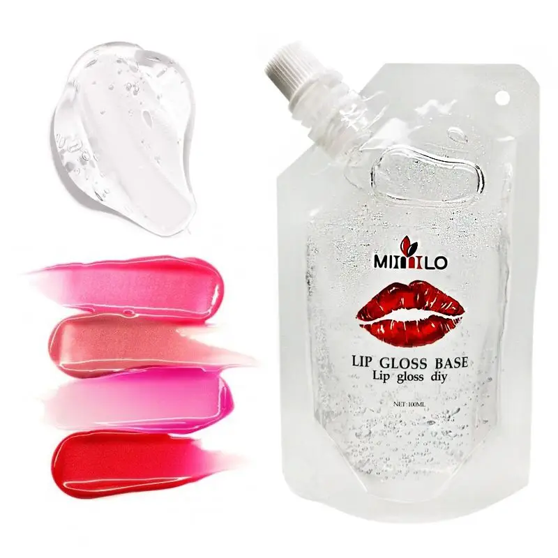

Beauty Makeup Lipgloss Raw Materials Vendors Bulk Wholesale Organic Vegan Shine Clear Liquid Lip Gloss Base