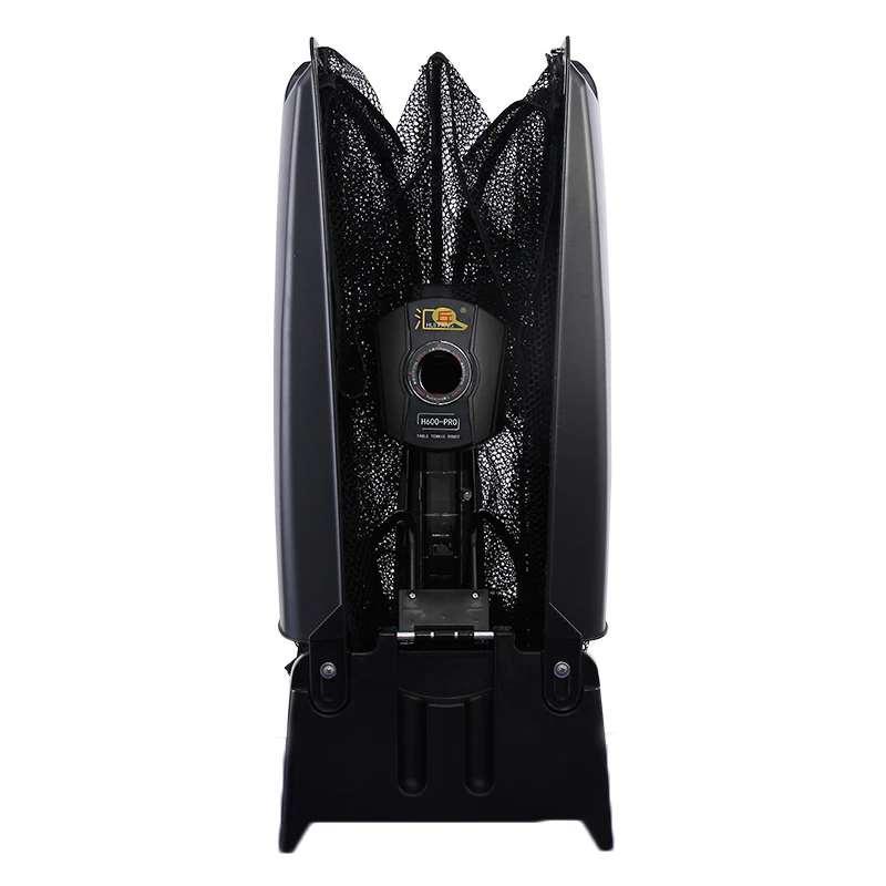 

HUIPANG H600-PRO Automatical Recycle 2.4G Wireless Remote ABS Reclaim Tank Table Tennis Robot, Black
