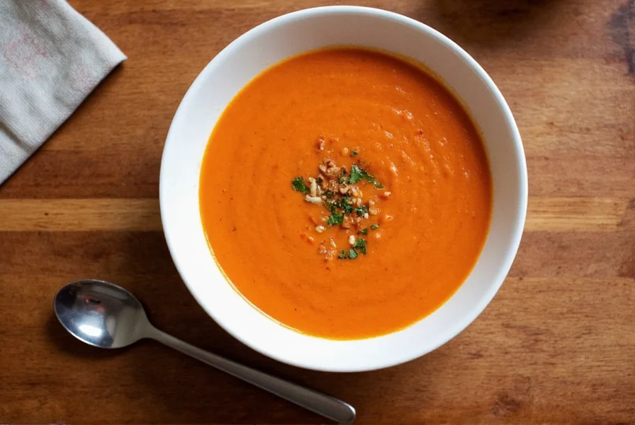 Perfect Roasted Red Pepper Soup Recipe in 45 Minutes
