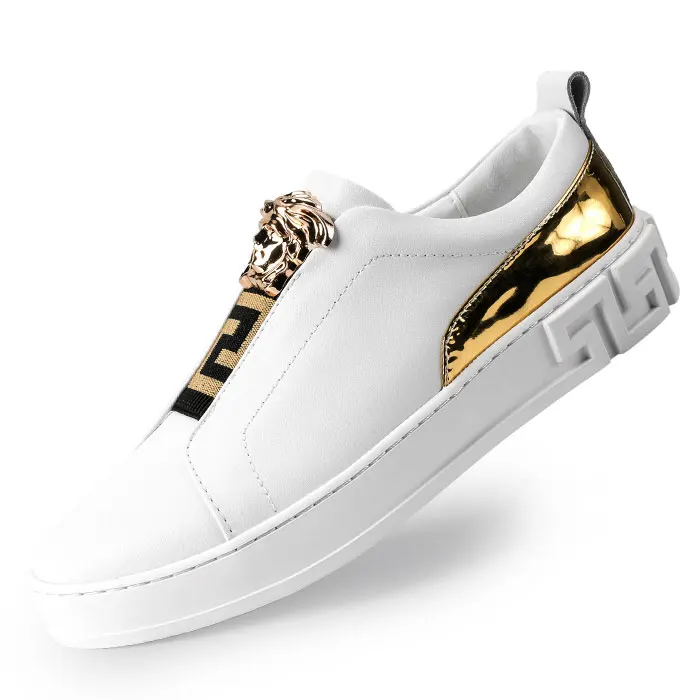 

2021 new Two Layer Cowhide Shoes Men casual shoes
