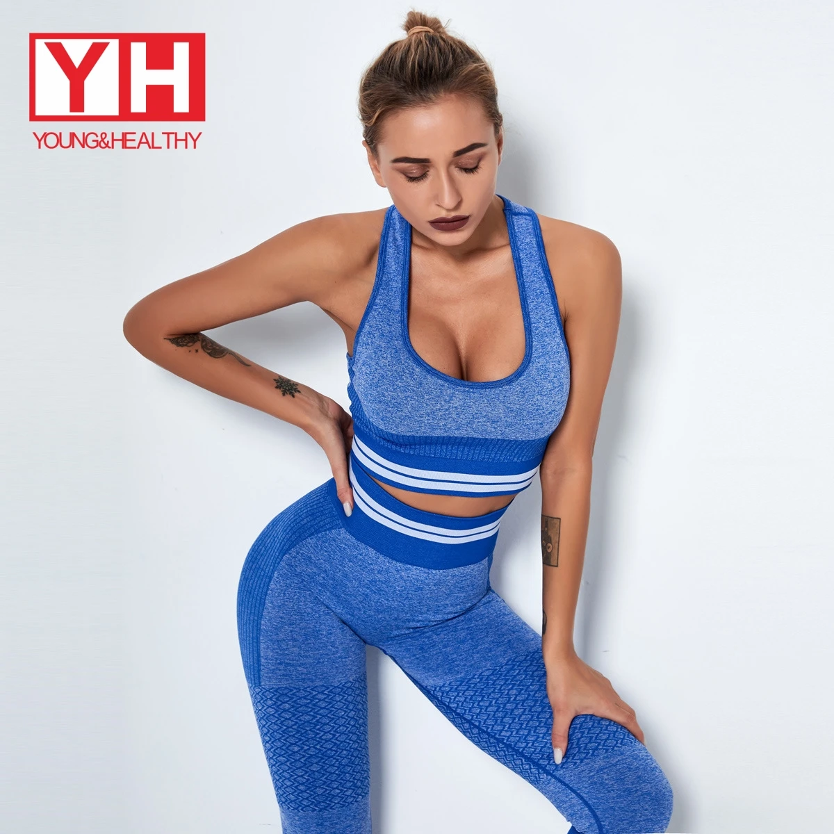 

High Quality Factory Amazon Sports Print Women Bra Top Fitness