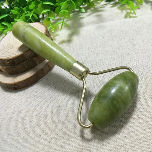 

BEAU FLY Factory Single Head Gua Sha Scraping Tool Jade Roller for Face Massage Jade Roller, Green