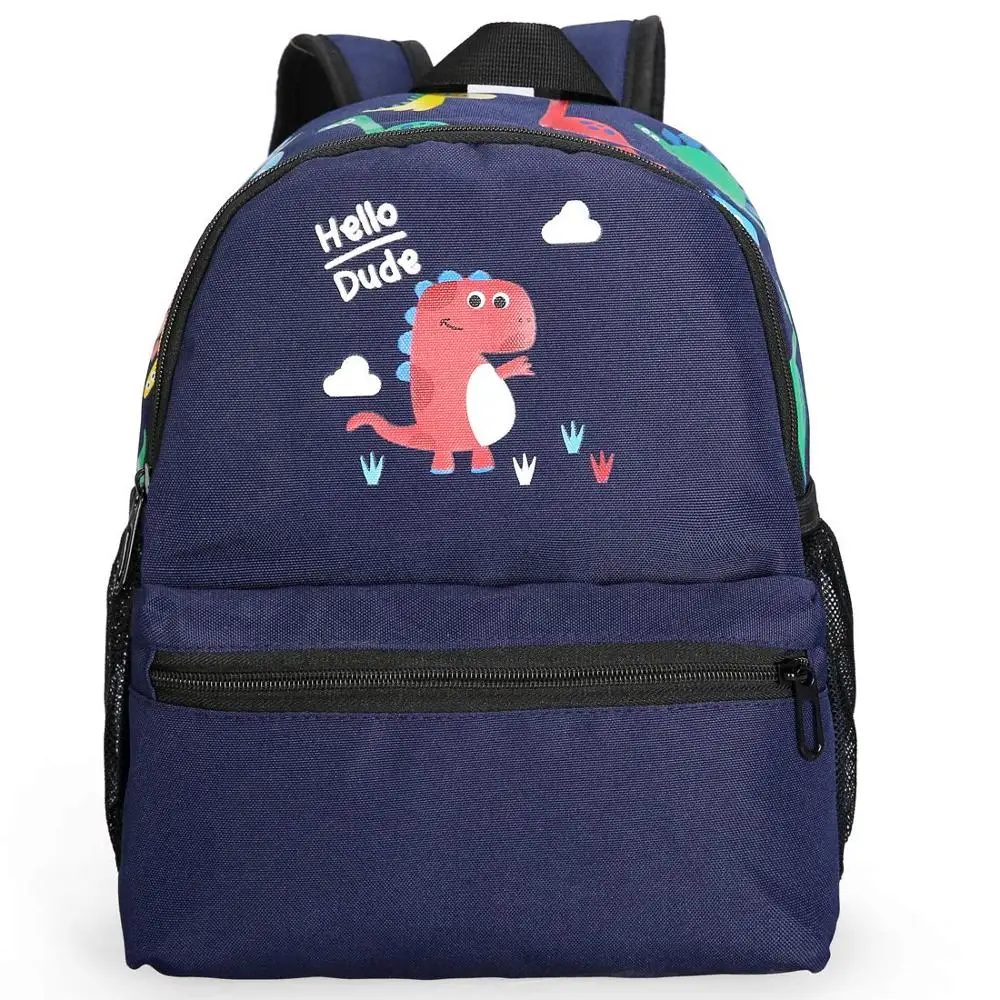 

Cute Dinosaur Small Toddler Daycare Backpack Leash For Kid Children Punching Bag Sand Bag Knapsack Bag, Customized color is available