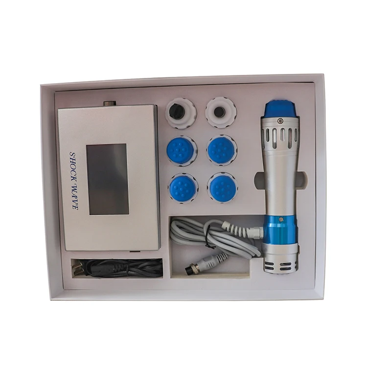 

New Product 2022 Joints Pain Relief ED Shockwave Therapy Machine Shockwave Therapy Machine 6 Bar, White+blue