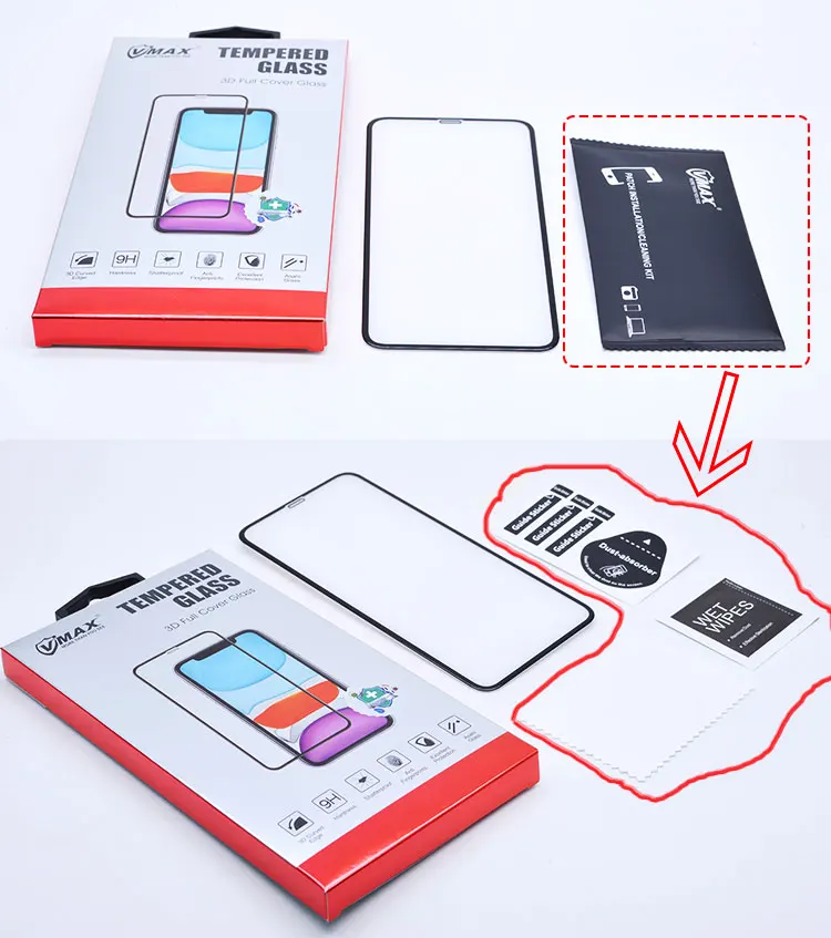 NEW 5D Screen Protector Full Cover Tempered Glass Perfect Fit Protective Film For iphone 11 11 Pro 11Pro MAX