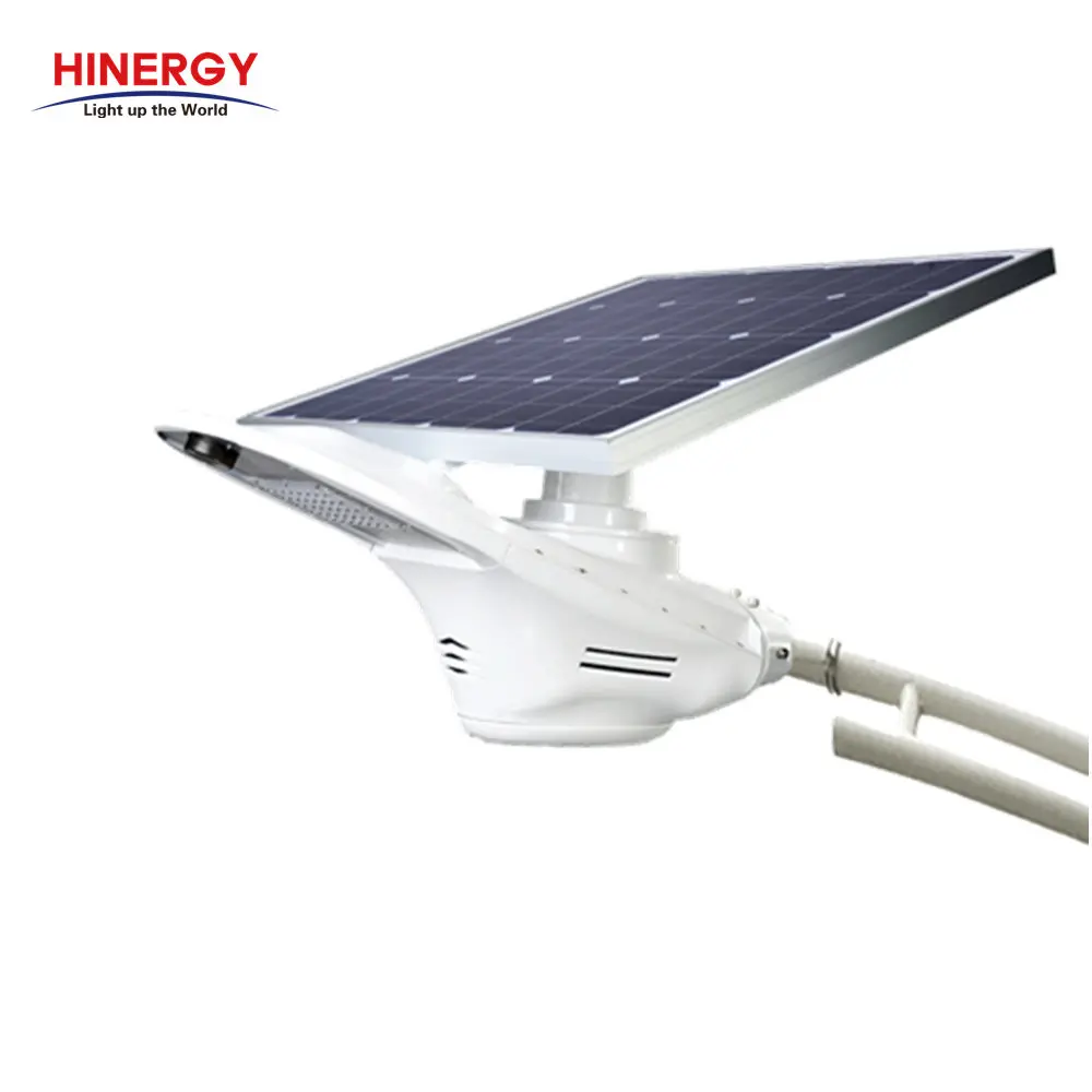 Hinergy Modern Production Line Solar Street Light Poles with Battery Backup