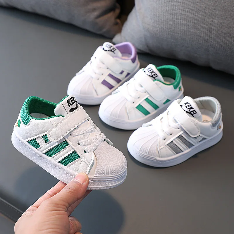 

Spot Spring Autumn New Toddler's Sports Shoes Fashion Lightweight Ankle Low Soft Sole Children's Board Baby Infant Toddler