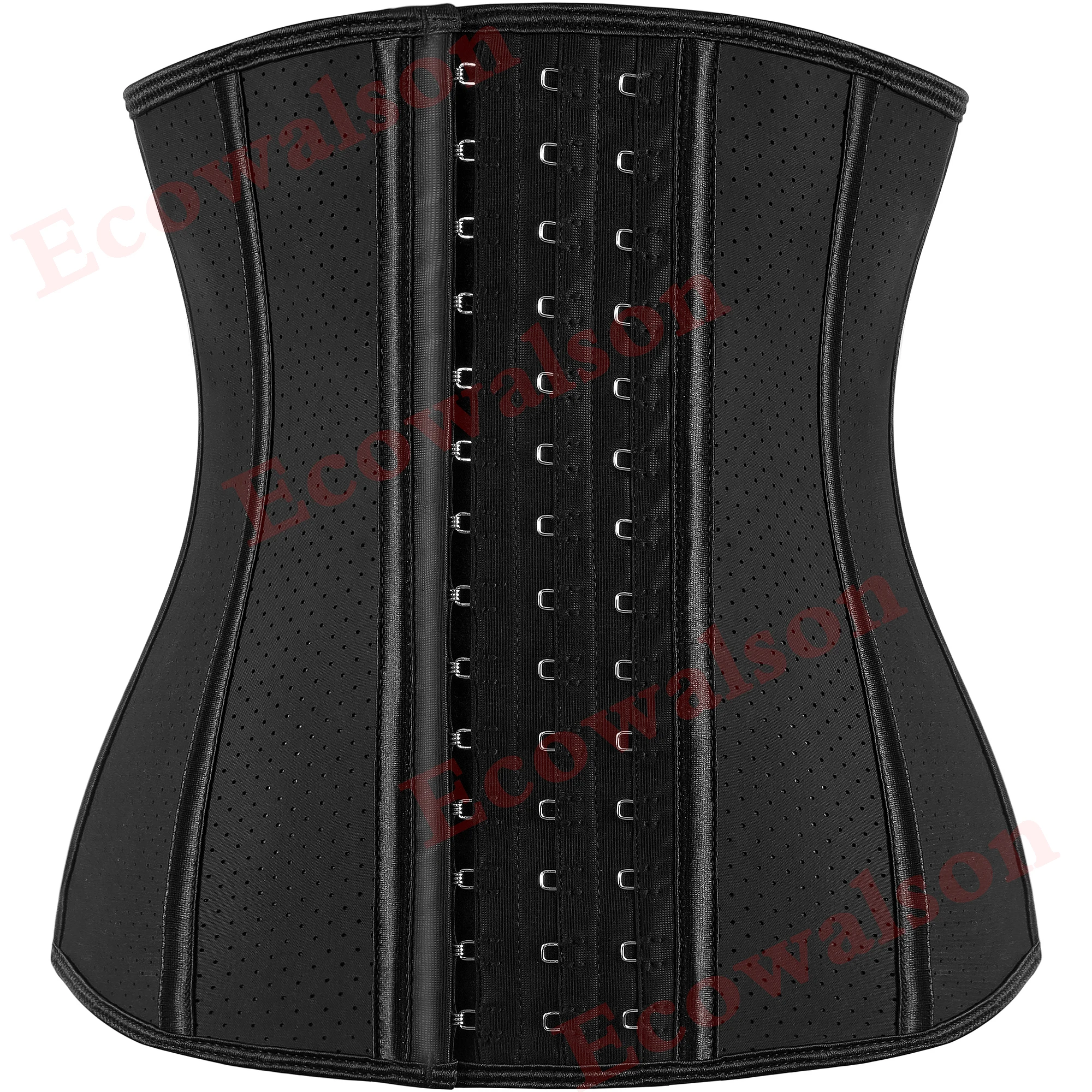 

Women Waist Trainer Corset 9 Steel Bone Shapewear Body Shapers Corset Slimming Belt Waist Shaper Cinta Modeladora, Black skin