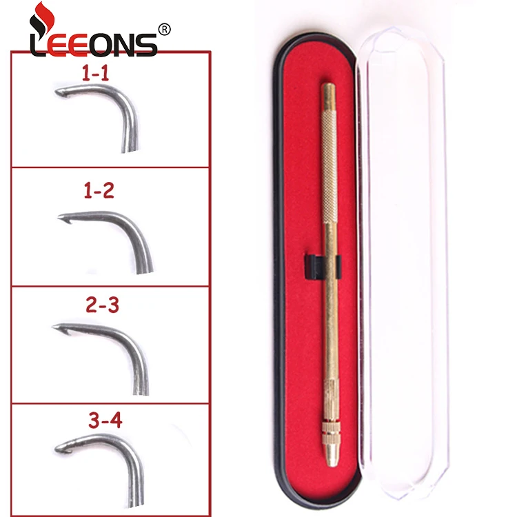 

Wholesale Ventilated Wig Needles Used For Making Wigs, Brass holder silver weaving needle for wig