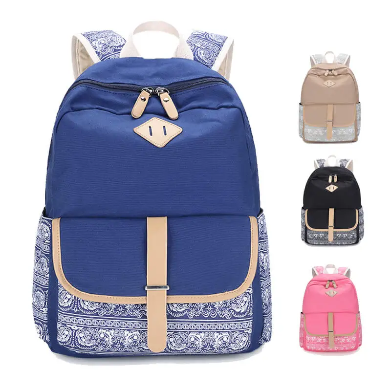 

YS-B003 2019 New Arrivals fashion nylon laptop backpack girl school backpack bags