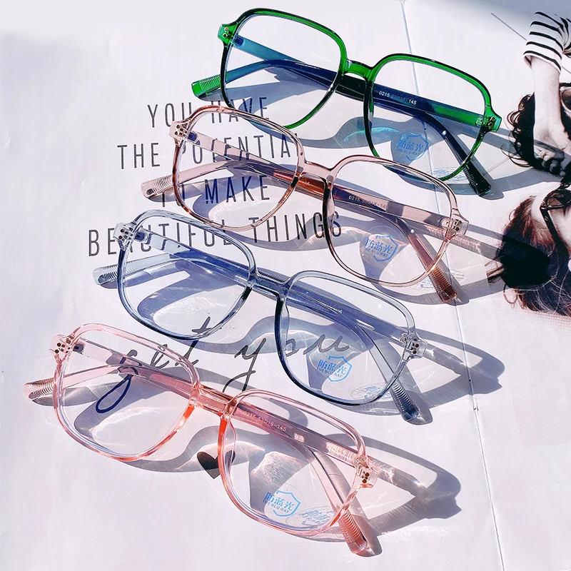 

Blue Blocking Eye Protect eyeglasses frames trendy candy color Pc Frame for women anti blue light Computer Reading Glasses