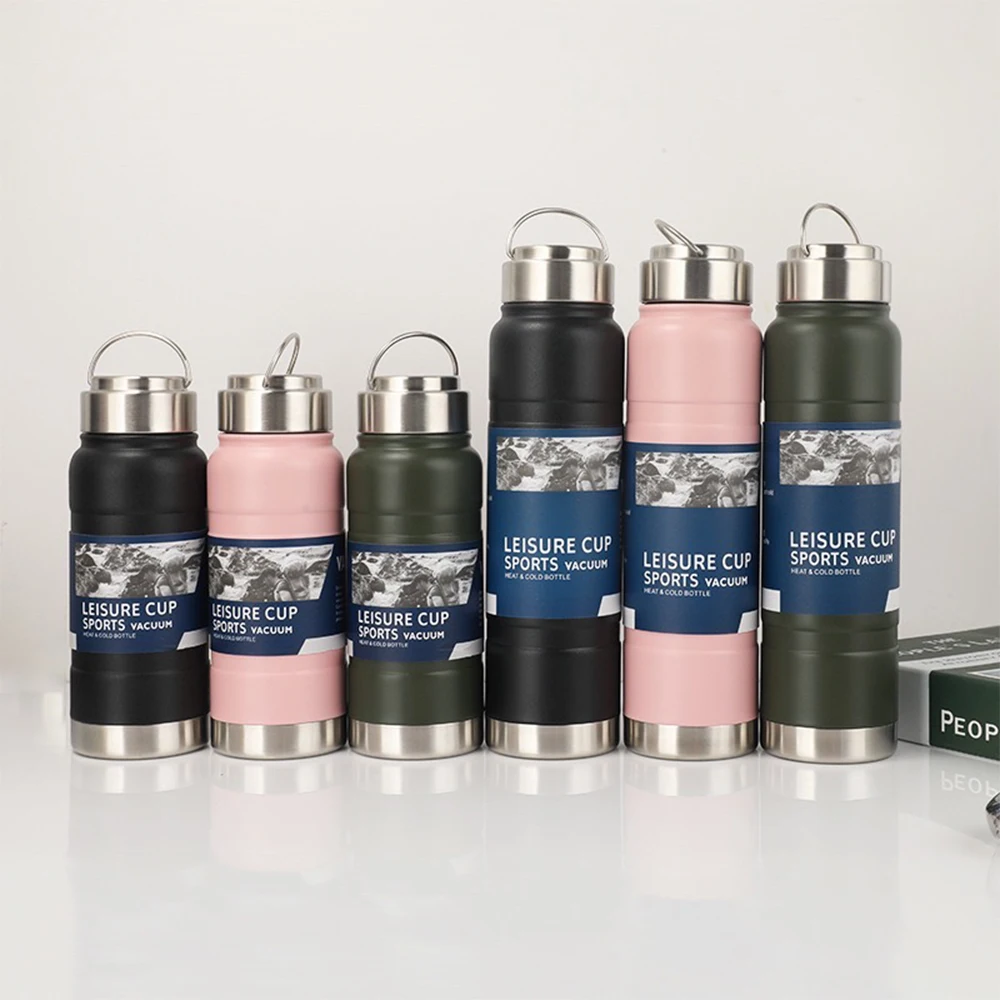 

510 750 ml Portable Stainless Steel Camping Insulated Vacuum Flask Thermos, Customized