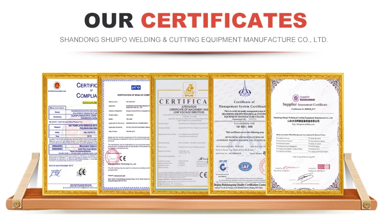 our certificate
