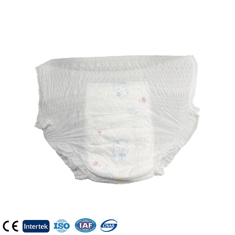 

Free Sample inexpensive cloth super diaper cute pants pull up A grade baby disposable diapers
