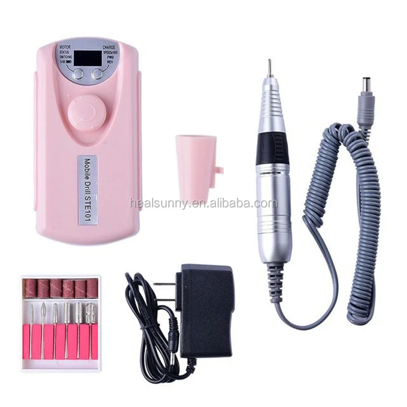 

Good price Nail Polishing Machine Carving Portable Rechargeable nail drill 801 Pink and White, Customized