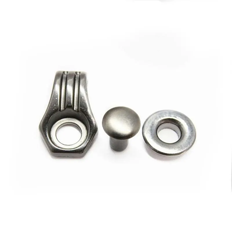 

Wholesale Shoe Lace And Boot Eyelet And Hooks, Gun metal