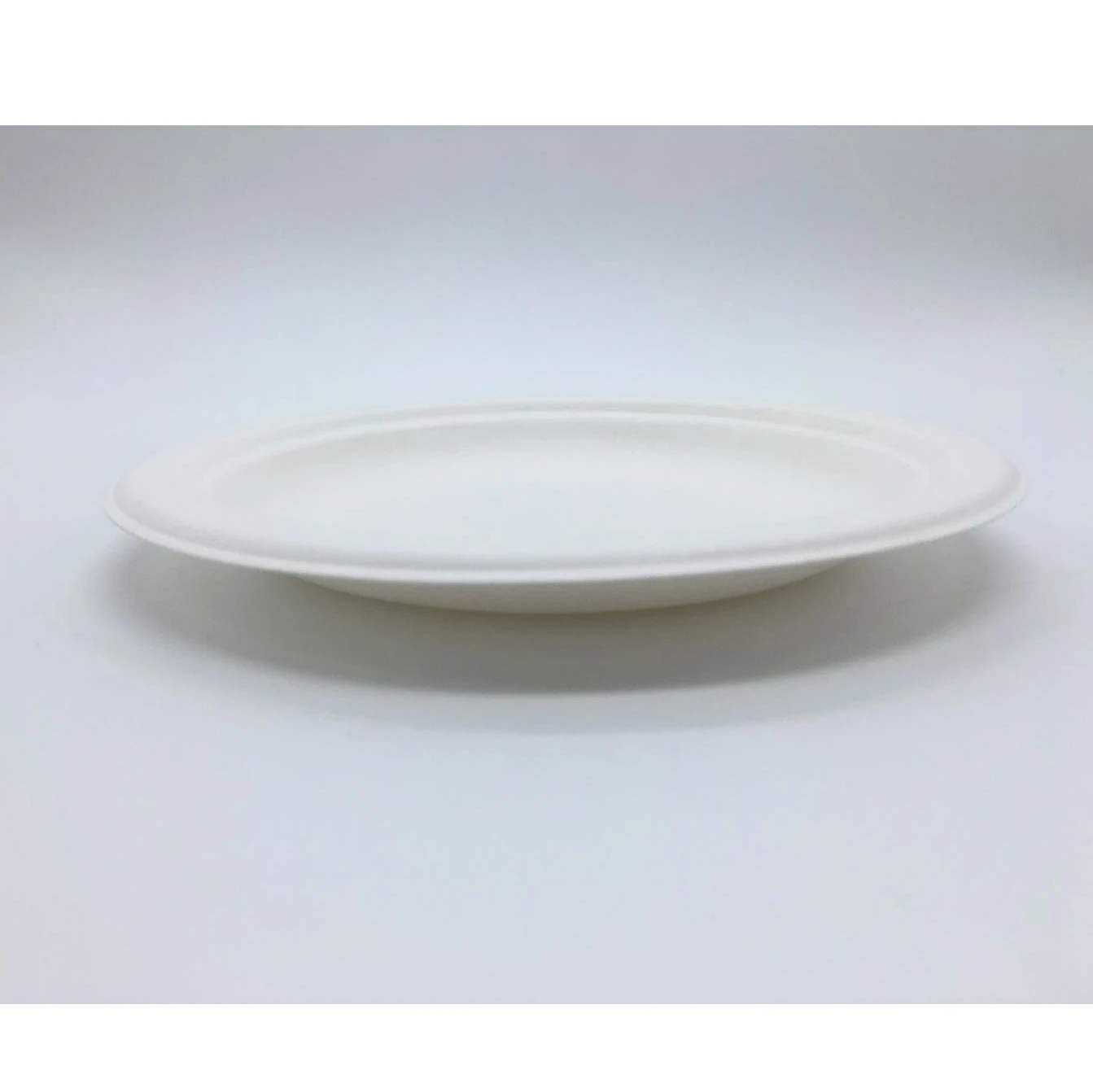 

2021 Hot Sale Paper Plate Supplier Natural Disposable Sugar Cane  Bagasse Paper Pulp Round Plate, White or natural