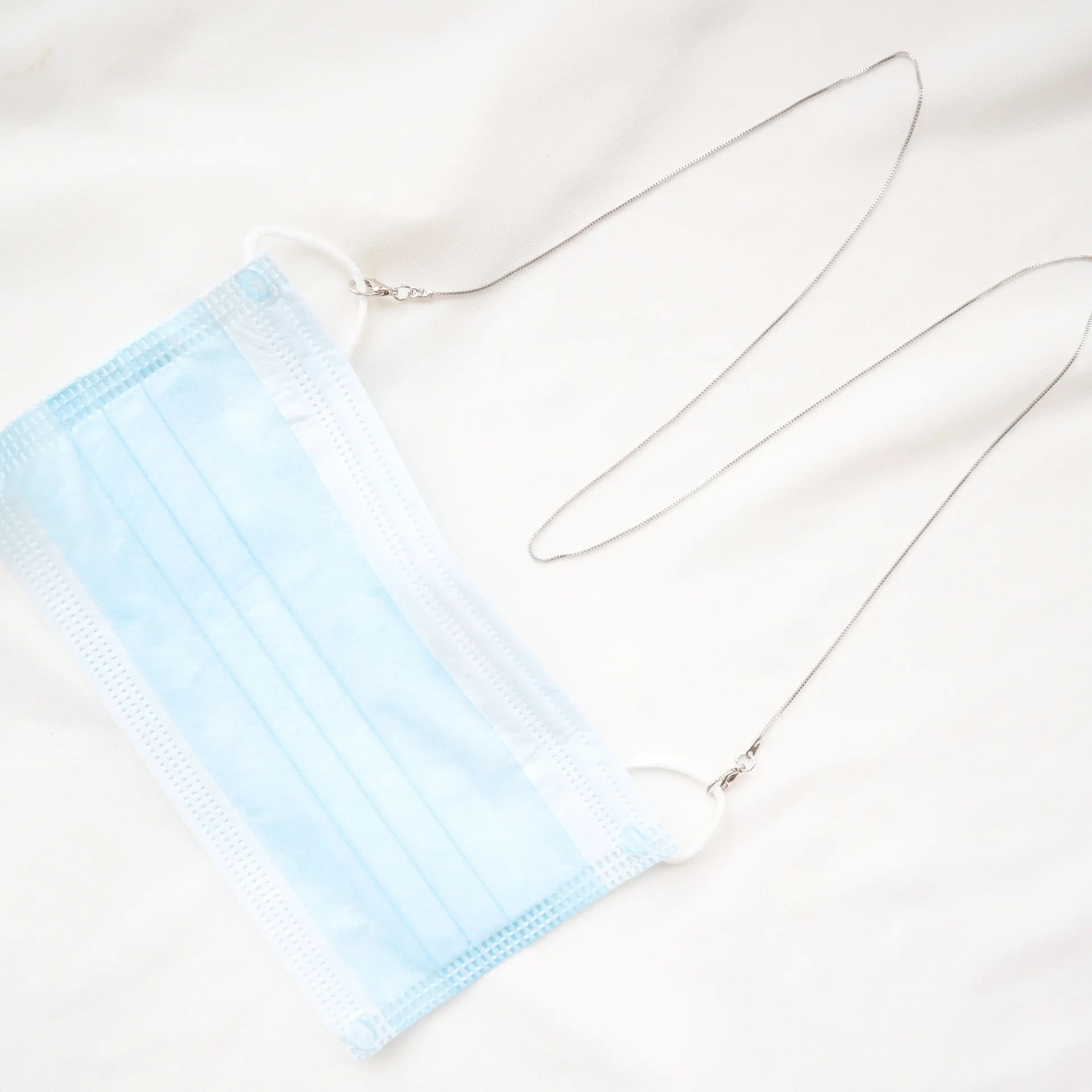 

Glasses chain anti-lost hanging neck necklace jewelry, White