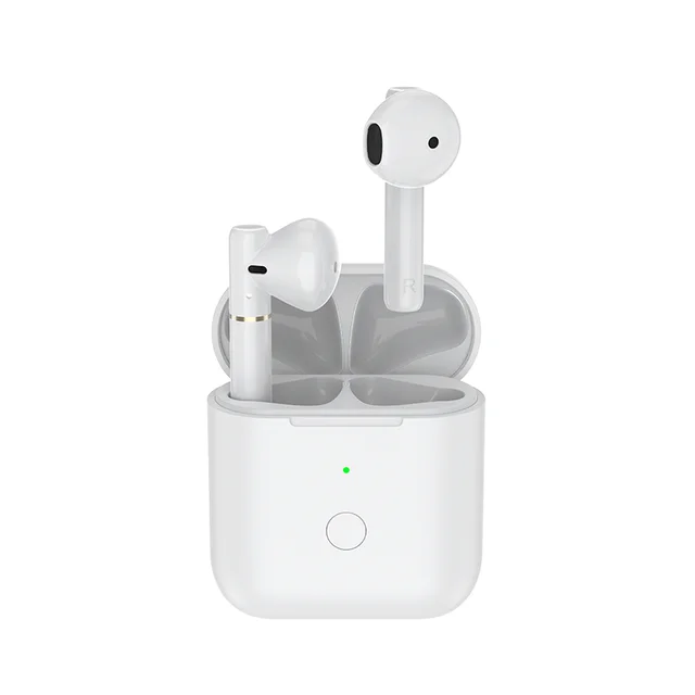 

QCY T8 TWS Earphone ENC Noise Reduction Wireless Earbuds HiFi Stereo Touch Control Type-C Charging Earphone, White