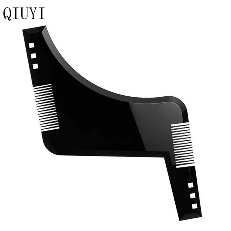 

Plastic beard comb Men Shaping Comb Shape Beard Template Comb, As pictures