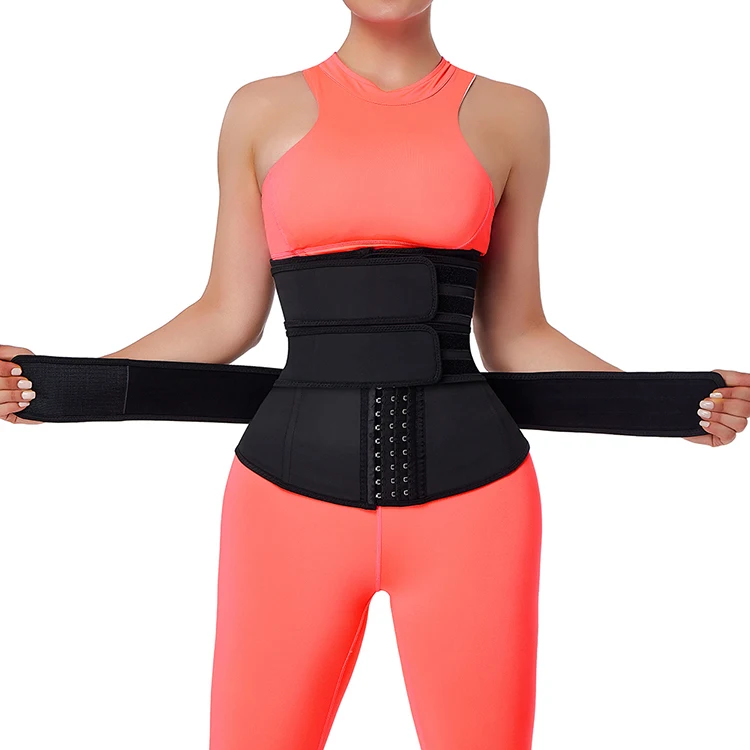 

Plus Size Latex 3 Strap Waist Trainer Shaper Women Tummy Shaper
