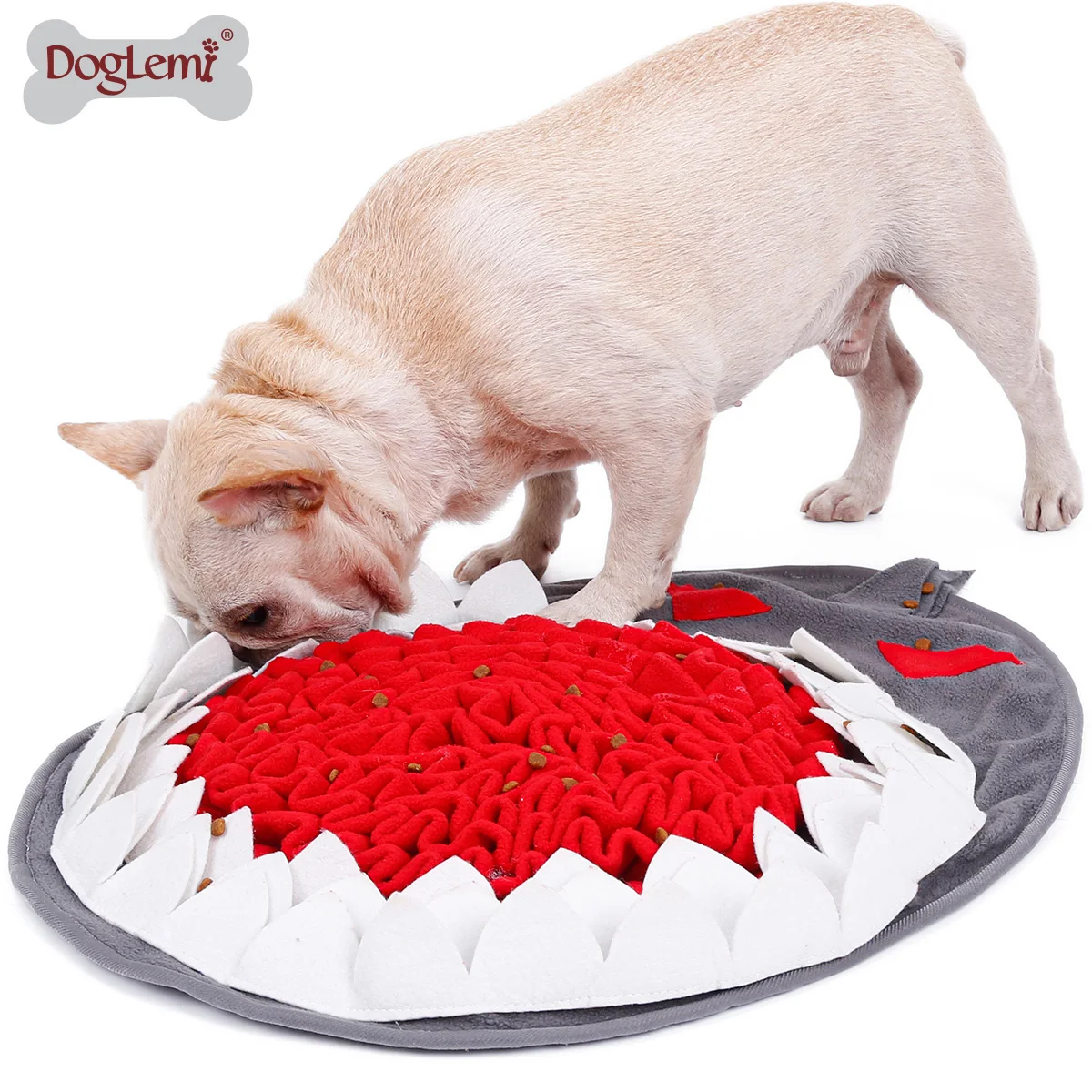 

Designer Shark Design Dog Snuffle Mat Sniff Pet Blanket Slow Eating Training Yoga Mats for Small Medium and Large Dogs