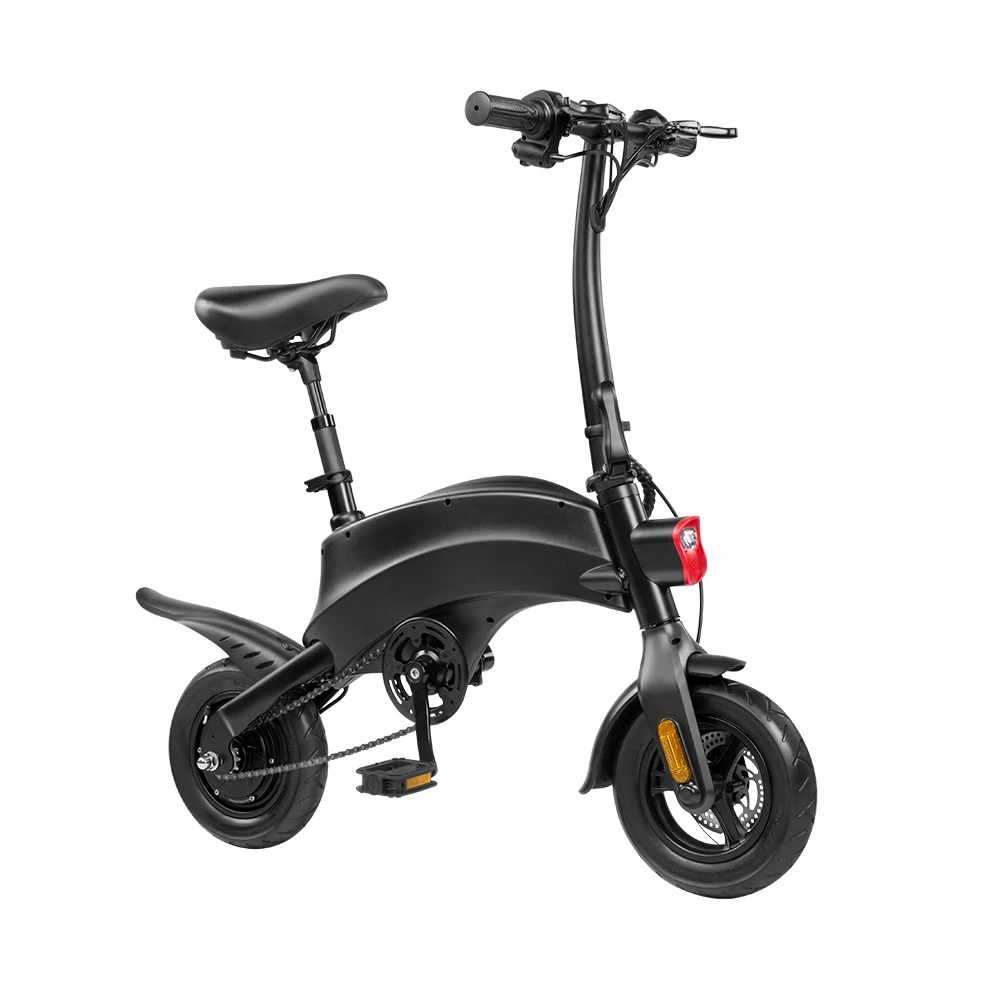 

DYU s2 standard 6Ah battery 10inch foldable e-scooter city metal used electric bicycle motor power 36V 250W for factory sale