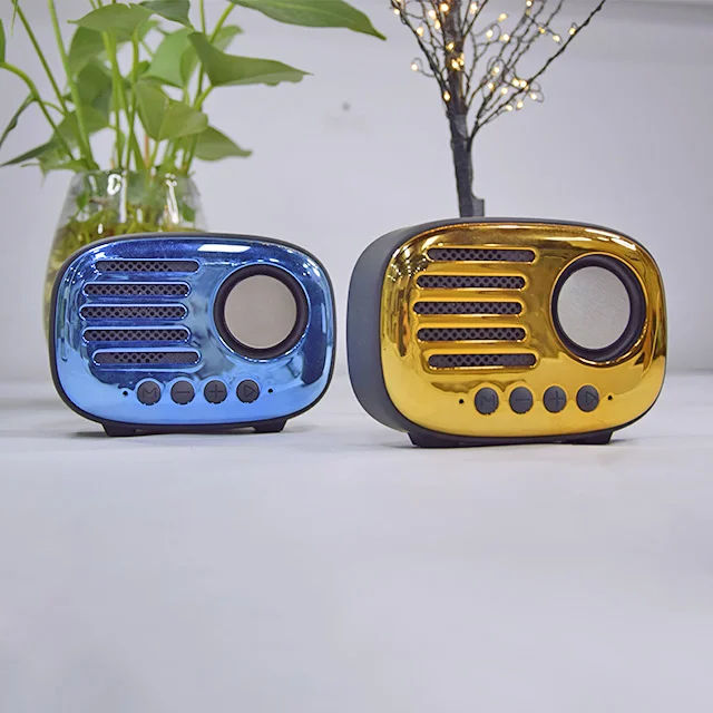 Promotion Gift Mini Portable FM Radio Retro Bluetooth Wireless Speaker - ANKUX.COM