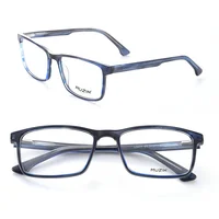 

LG011 Classical Square Men Computer Spectacles Anti Blue Light Blocking Eyeglasses Acetate Optical Glasses Frame