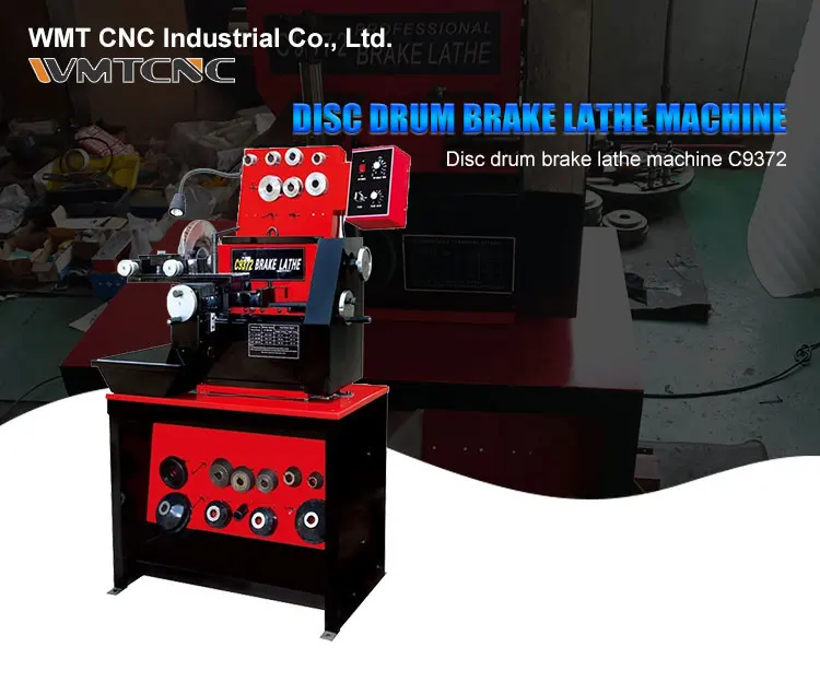 Wmt Cnc Brake Lathe Machine C9372 Brake Lathe For Car And Truck Repair Buy Wmt Cnc Brake Lathe