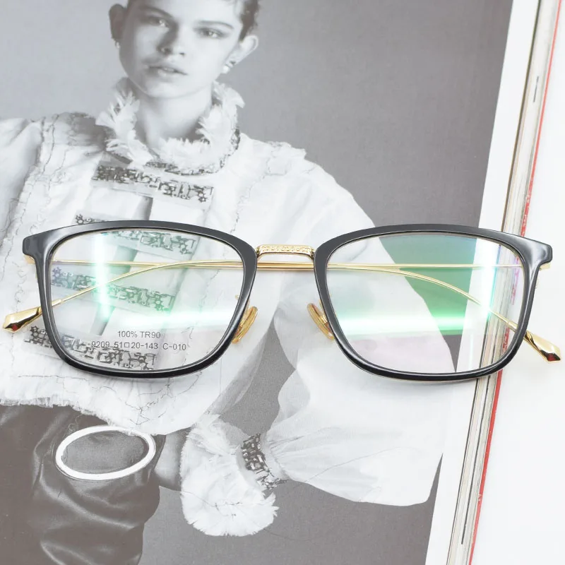 2019 Fashion Glasses Women Men Vintage Square Shape Glasses Optical Eyeglasses Frame Transparent Lens Spectacle Frame Wholesale