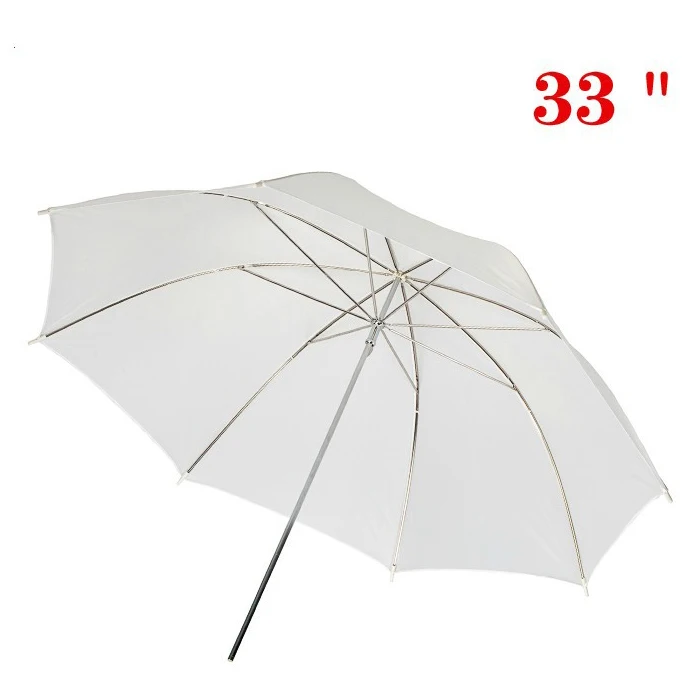 

Portable White studio video Soft light Flash Umbrella photography Lambency umbrella, Black/silver