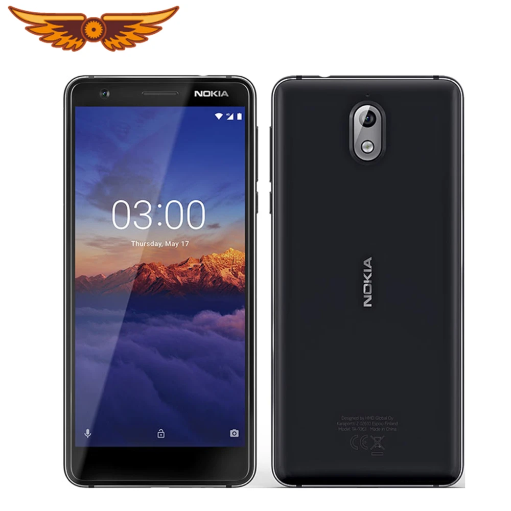 

Original unlocked mobile phone used smart phone for Nokia 3.1 2sim 2+16GB GradeAA cellphone