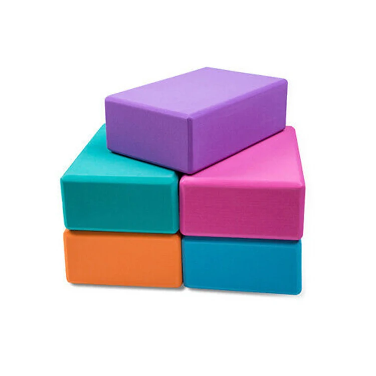 

High Density EVA Foam Yoga Block to Support and Deepen Poses Lightweight Odorless and Moisture-Proof, Multiple colour